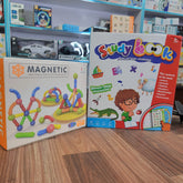 Electronic Study Book and Magnetic Block Sticks Bundle with a  Free Surprise Gift